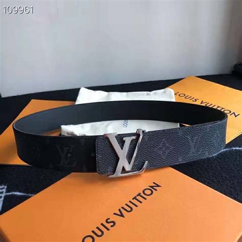 ceinture lv|LV Initiales 40MM Reversible Monogram Eclipse Canvas .